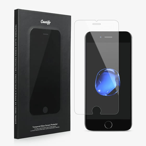 

iPhone 7 Plus/7/6 Plus/6/5/5s/5c Case - Tempered Glass for iPhone 8 Plus / 7 Plus / 6s Plus / 6 Plus